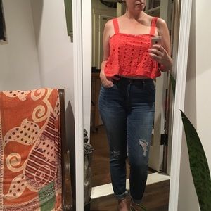 🍊Free People Eyelet Summer Crop Top🍊